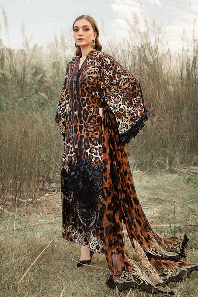 Maria B | M Prints Winter 24 | MPT-2409-B -  Maria B Ladies Clothes - Original Designer Dress - House of Maryam