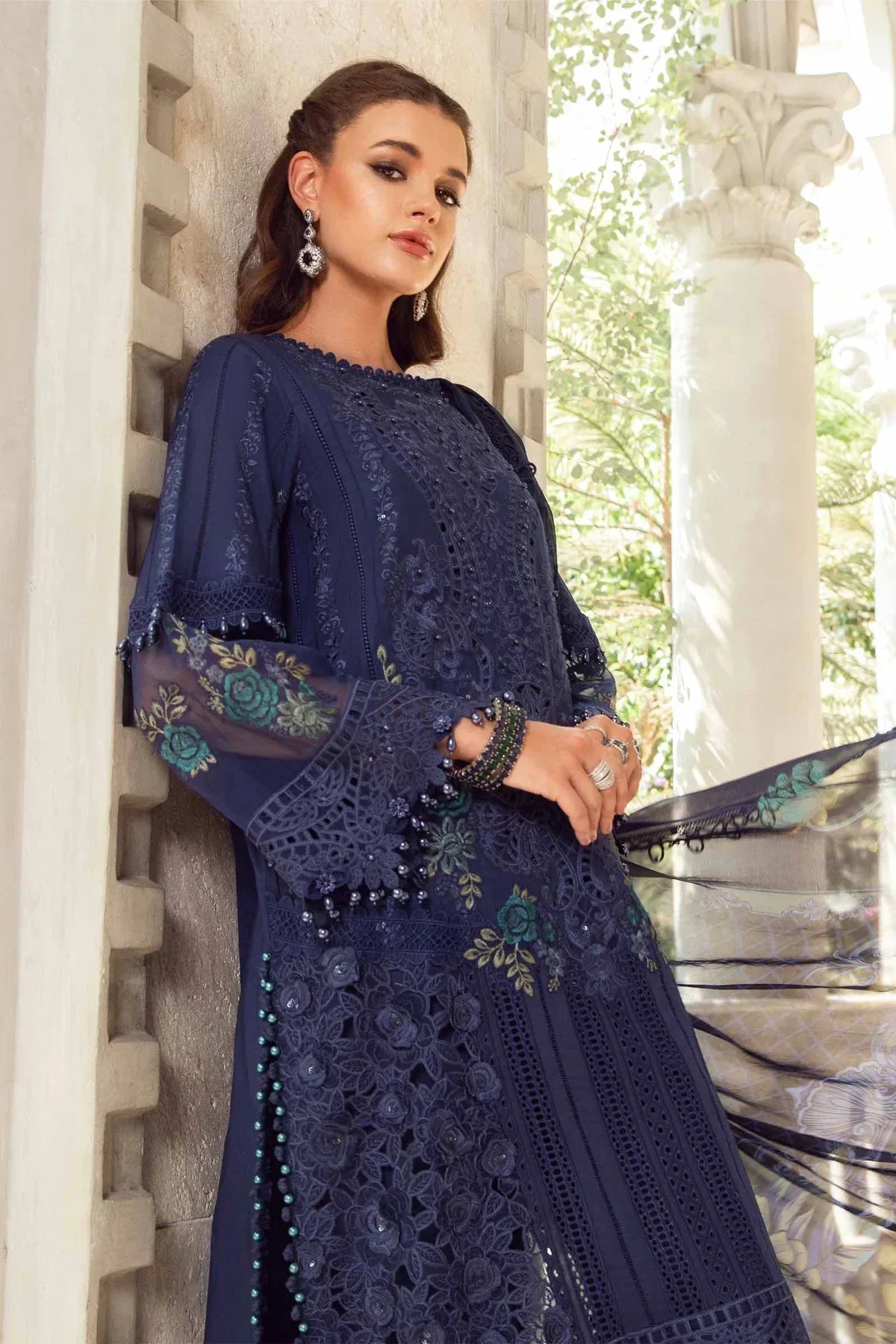 Maria B | Eid Lawn Collection | 09 -  Maria B Luxury - Original Designer Dress - House of Maryam