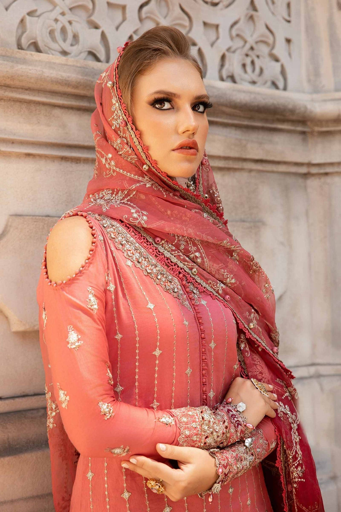 Maria B | Sateen Formals 24 | CST-809 -  Maria B Formal -  House of Maryam