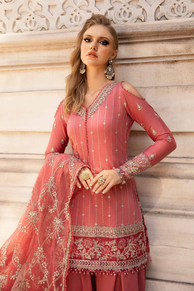 Maria B | Sateen Formals 24 | CST-809 -  Maria B Formal - Original Designer Dress - House of Maryam