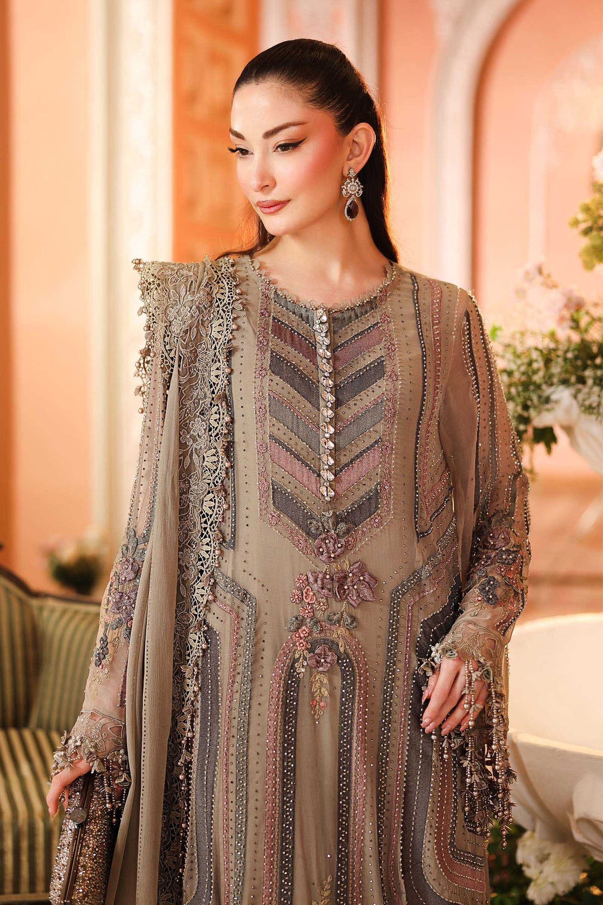 Maria B | Royale Tea Affair | MPC-26-201-Antique Grey, image 4