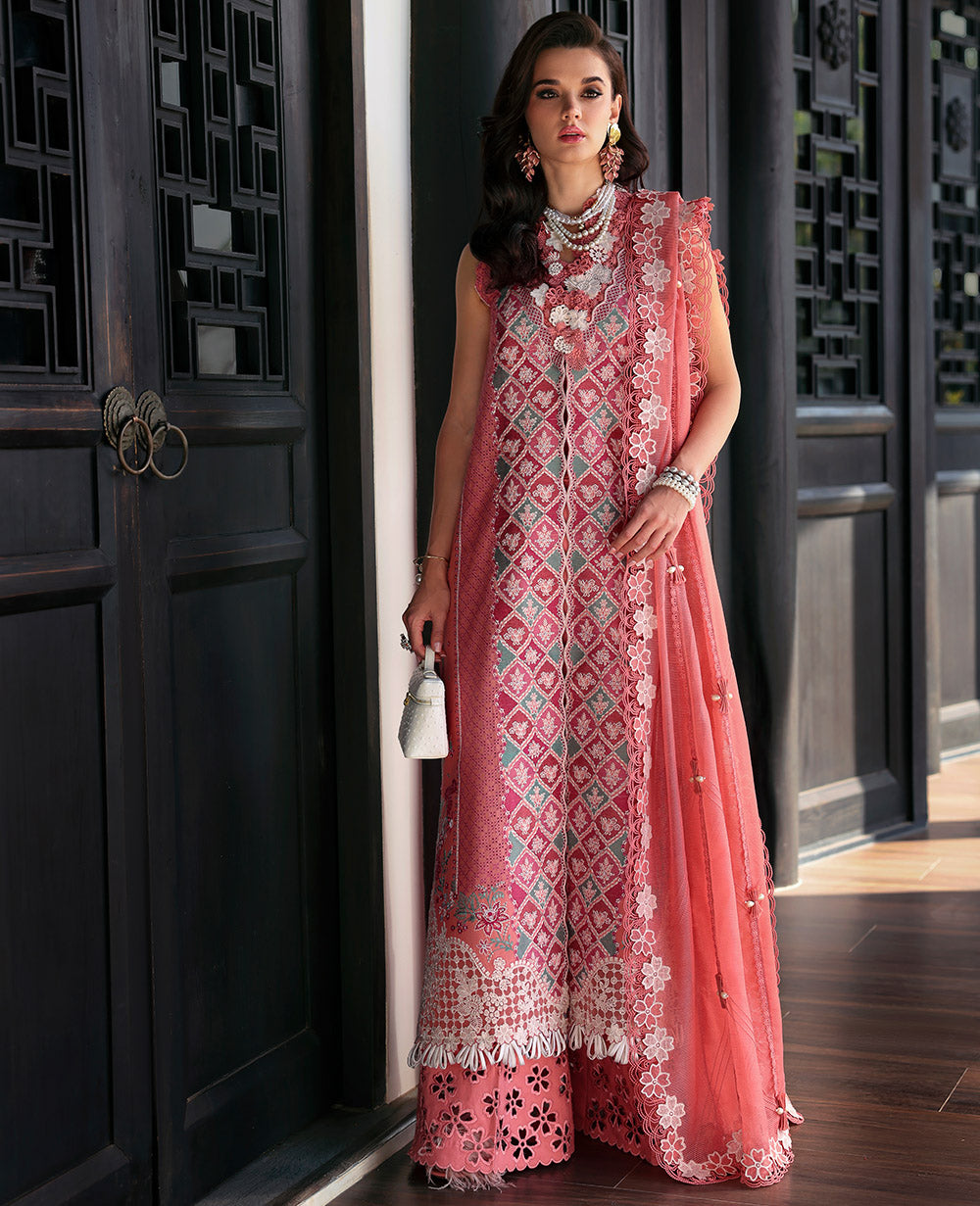 Republic Womenswear | Kalani Eid Luxury Lawn 25 | D1-A - Ayra -  Republic Womenswear Ladies Clothes - Original Designer Dress - House of Maryam