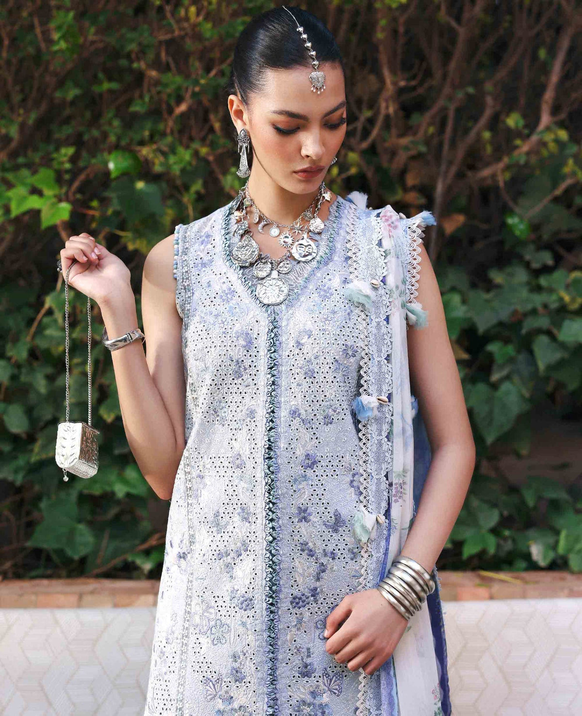 Republic Womenswear | Reine Luxury Lawn 26 | Iris-6