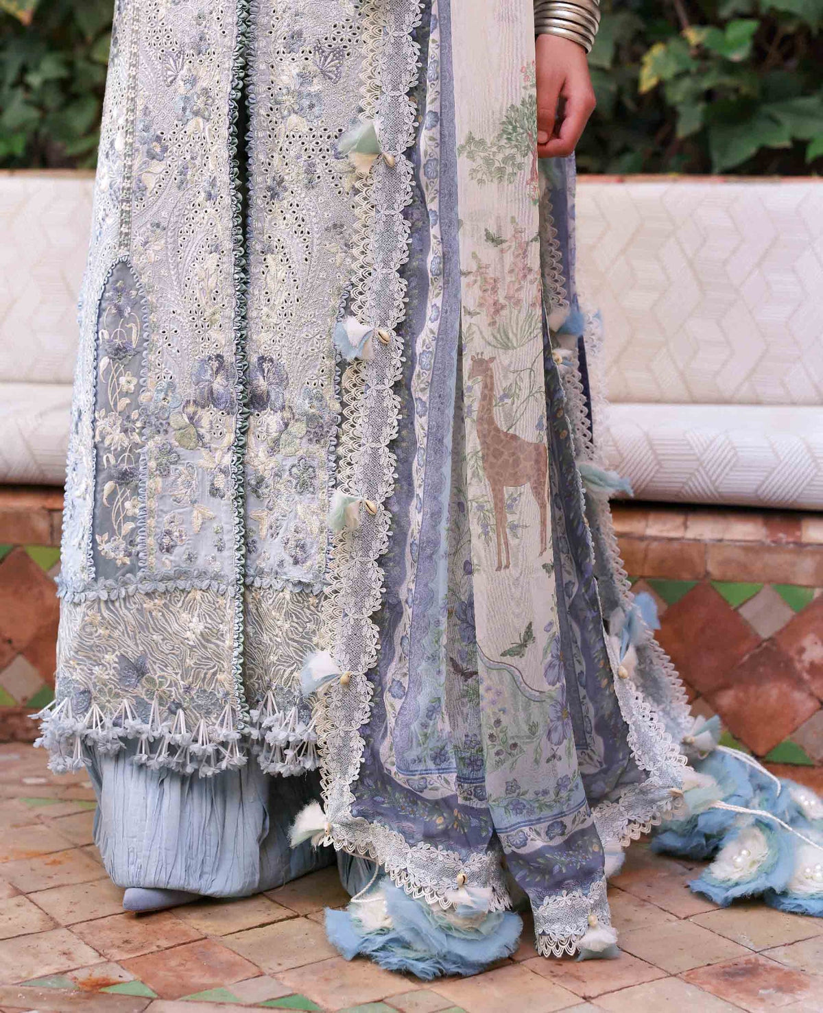 Republic Womenswear | Reine Luxury Lawn 26 | Iris-3