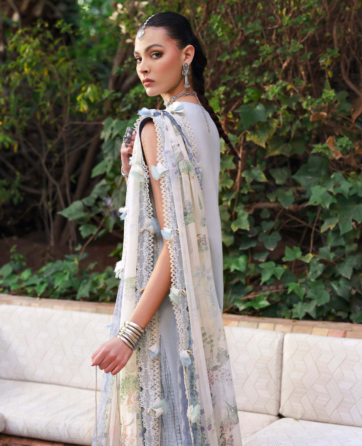 Republic Womenswear | Reine Luxury Lawn 26 | Iris-2