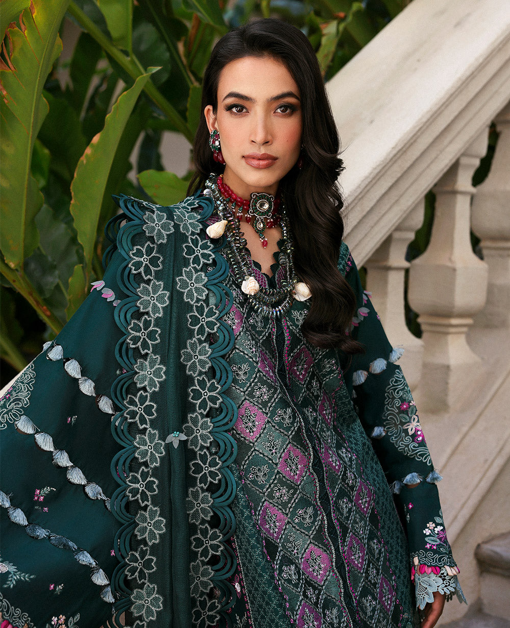 Republic Womenswear | Kalani Eid Luxury Lawn 25 | D1-B - Zehra -  Republic Womenswear Ladies Clothes - Original Designer Dress - House of Maryam