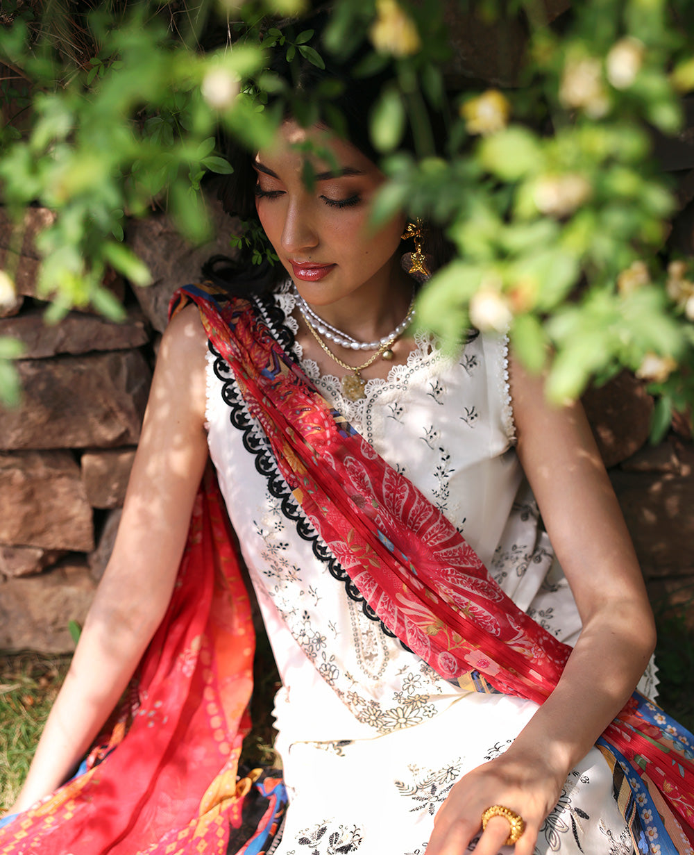 Republic Womenswear | Talia Luxury Lawn 25 | D1-B - Lunara -  Republic Womenswear Ladies Clothes - Original Designer Dress - House of Maryam