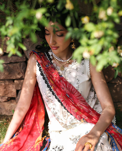 Republic Womenswear | Talia Luxury Lawn 25 | D1-B - Lunara -  Republic Womenswear Ladies Clothes - Original Designer Dress - House of Maryam