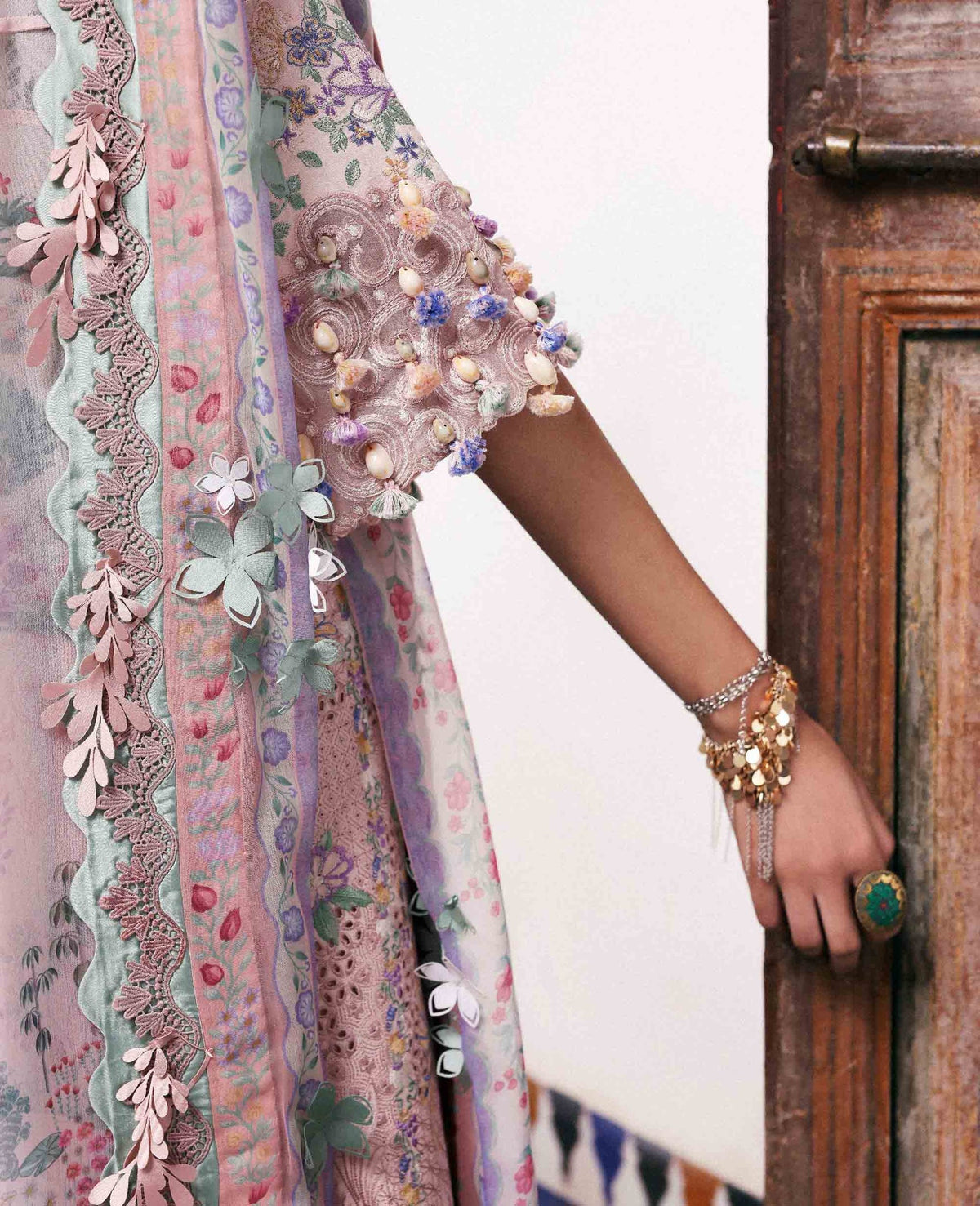Republic Womenswear | Reine Luxury Lawn 26 | Dahlia-4