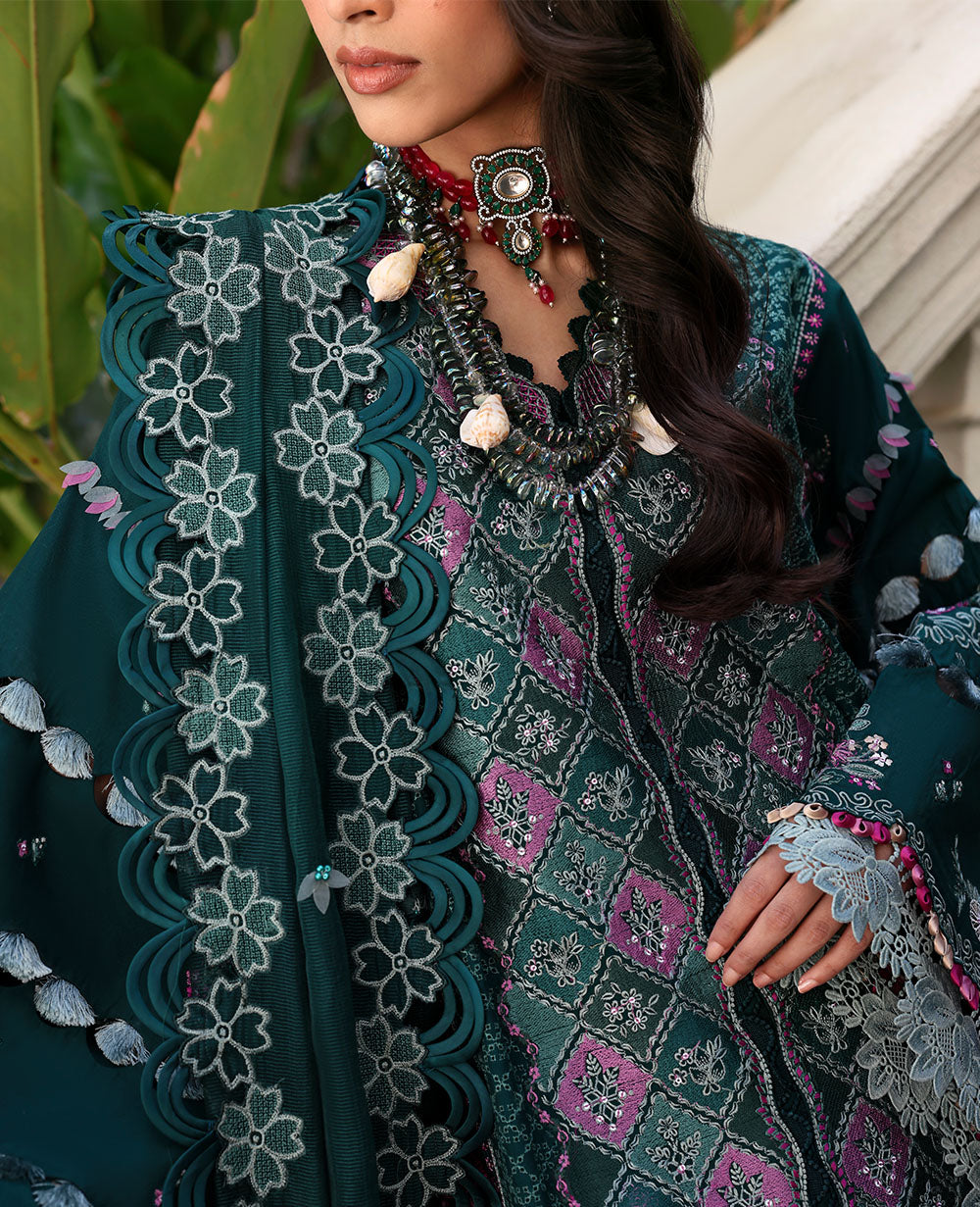Republic Womenswear | Kalani Eid Luxury Lawn 25 | D1-B - Zehra -  Republic Womenswear Ladies Clothes - Original Designer Dress - House of Maryam