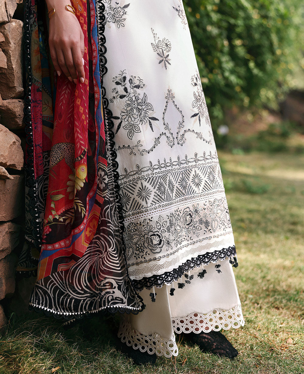 Republic Womenswear | Talia Luxury Lawn 25 | D1-B - Lunara -  Republic Womenswear Ladies Clothes - Original Designer Dress - House of Maryam