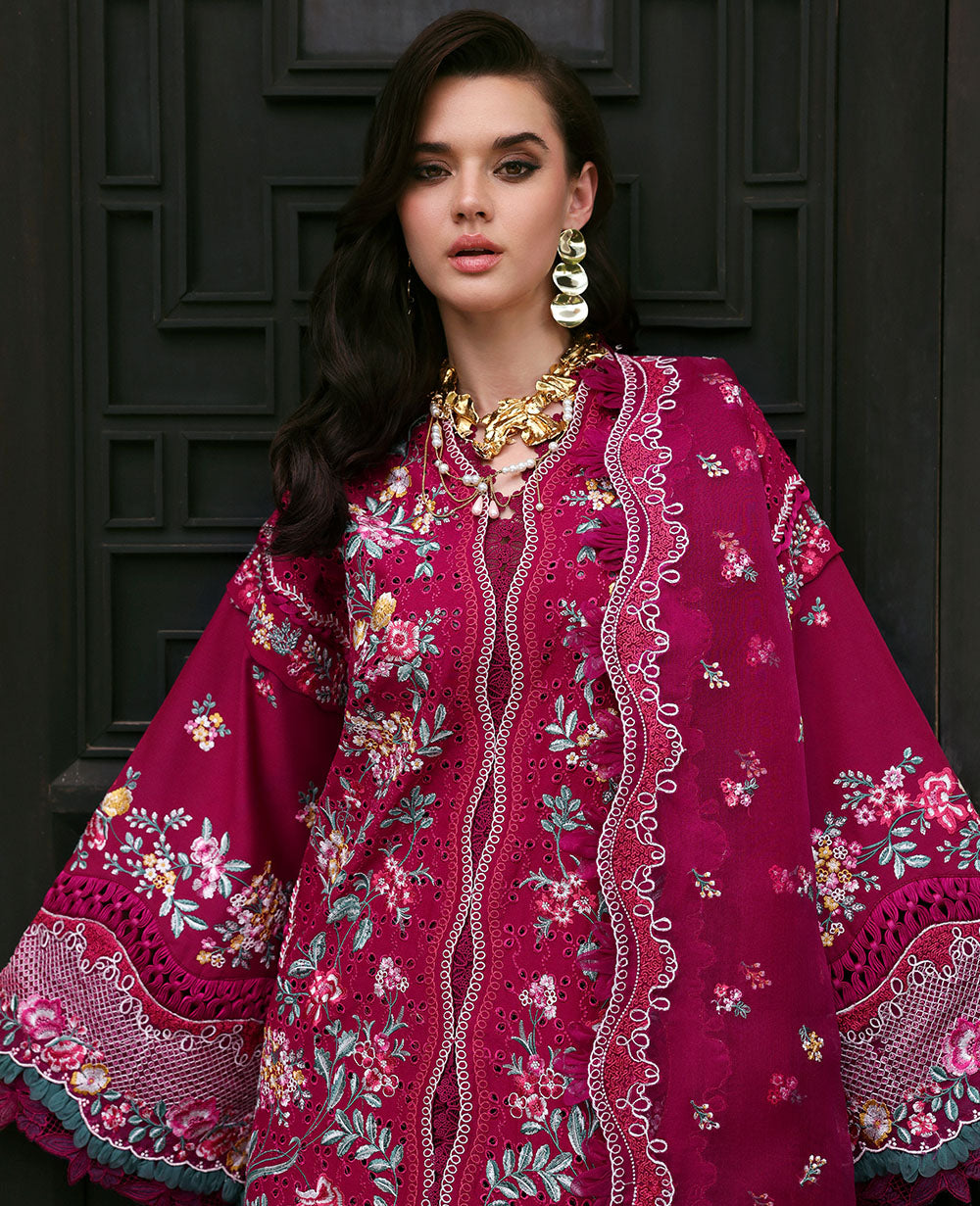 Republic Womenswear | Kalani Eid Luxury Lawn 25 | D2-A - Ayla -  Republic Womenswear Ladies Clothes - Original Designer Dress - House of Maryam