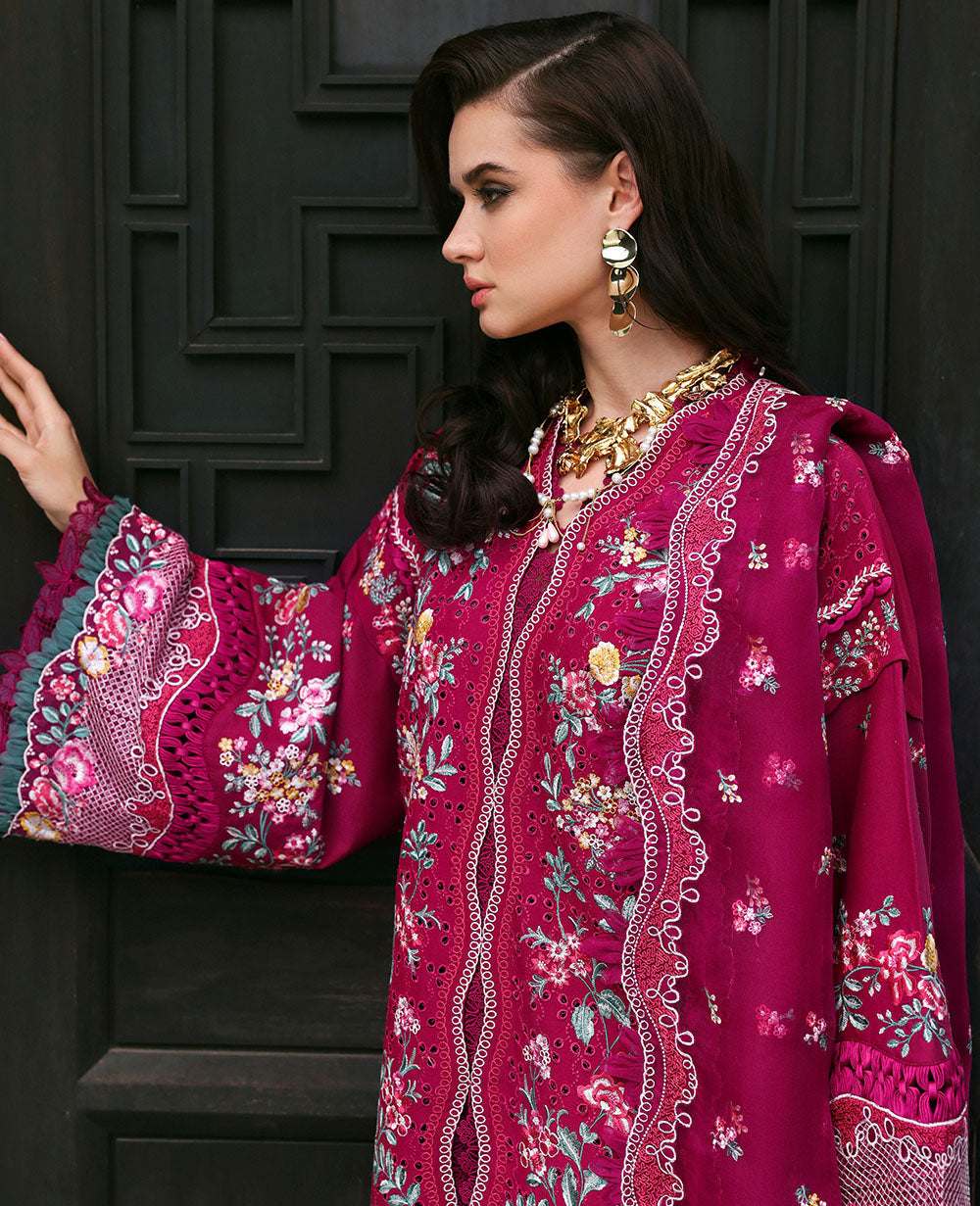 Republic Womenswear | Kalani Eid Luxury Lawn 25 | D2-A - Ayla -  Republic Womenswear Ladies Clothes - Original Designer Dress - House of Maryam