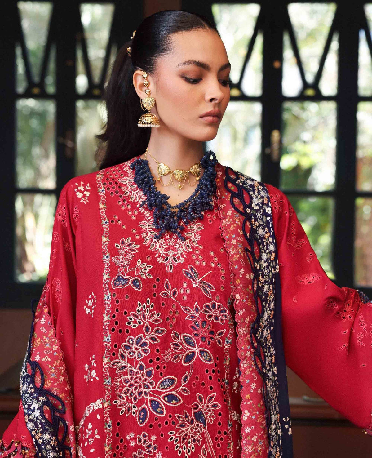 Republic Womenswear | Reine Luxury Lawn 26 | Belle Rosee-2