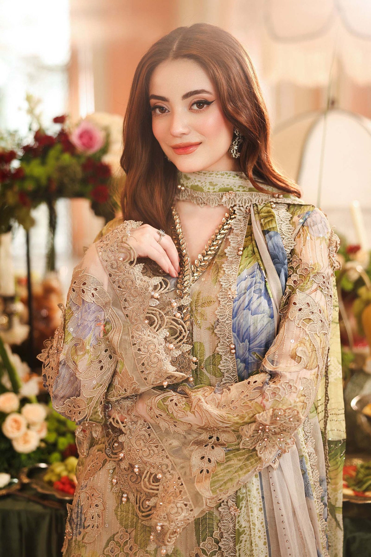 Maria B | Royale Tea Affair | MPC-26-203-Warm Beige, image 2