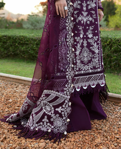 Republic Womenswear | Kalani Eid Luxury Lawn 25 | D3-A - Elara -  Republic Womenswear Ladies Clothes - Original Designer Dress - House of Maryam
