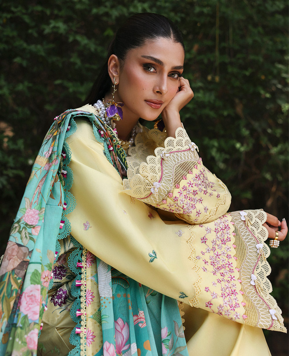 Republic Womenswear | Talia Luxury Lawn 25 | D3-A - Lina -  Republic Womenswear Ladies Clothes - Original Designer Dress - House of Maryam