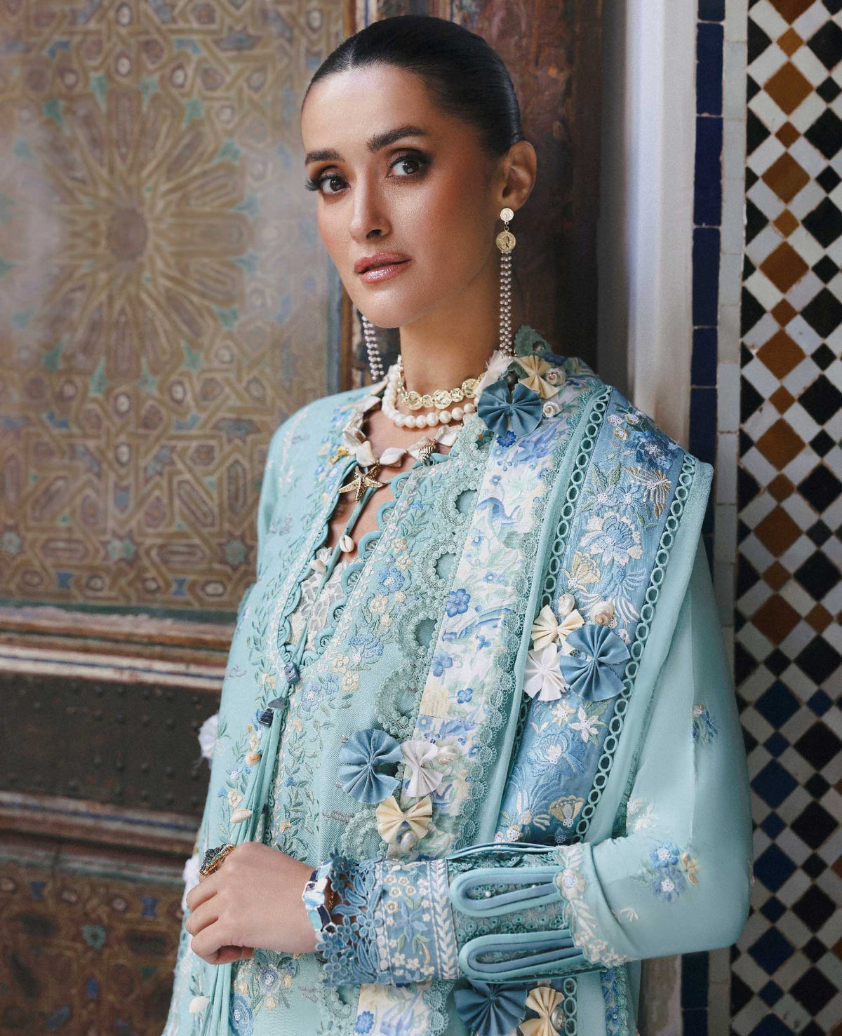 Republic Womenswear | Reine Luxury Lawn 26 | Lilas, image 6