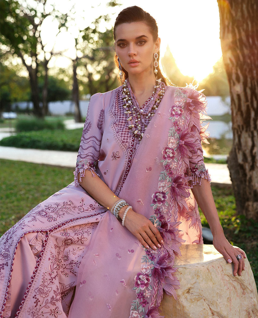 Republic Womenswear | Kalani Eid Luxury Lawn 25 | D4-B - Gulbahar -  Republic Womenswear Ladies Clothes - Original Designer Dress - House of Maryam