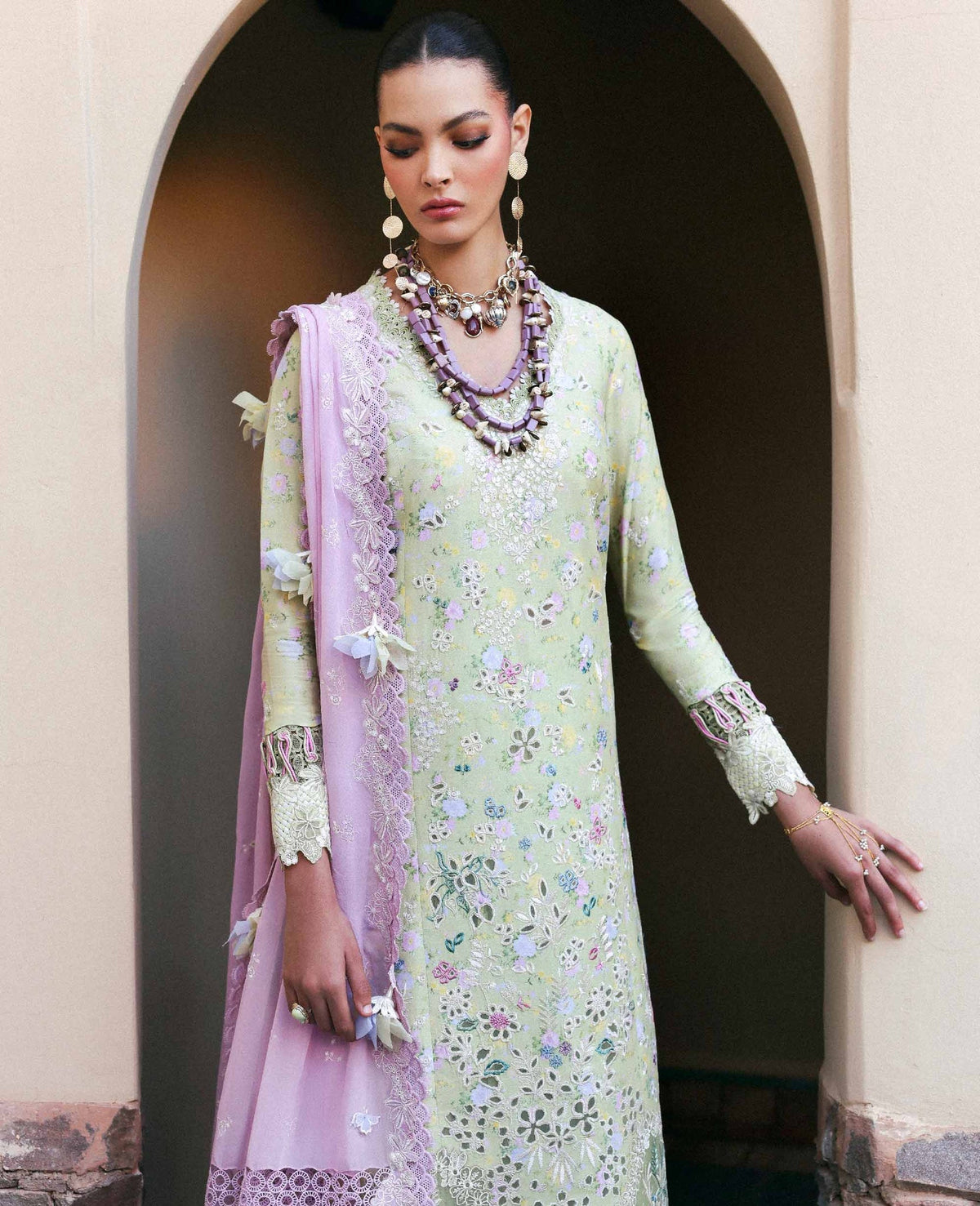 Republic Womenswear | Reine Luxury Lawn 26 | Perla-2