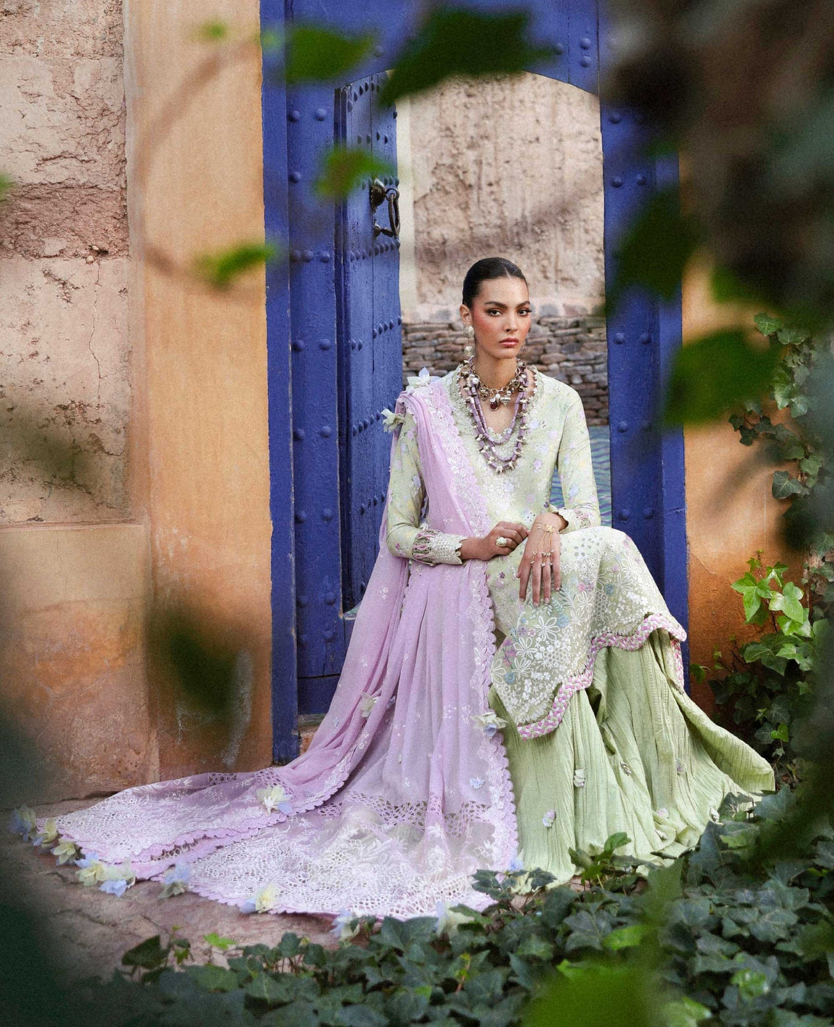 Republic Womenswear | Reine Luxury Lawn 26 | Perla-7