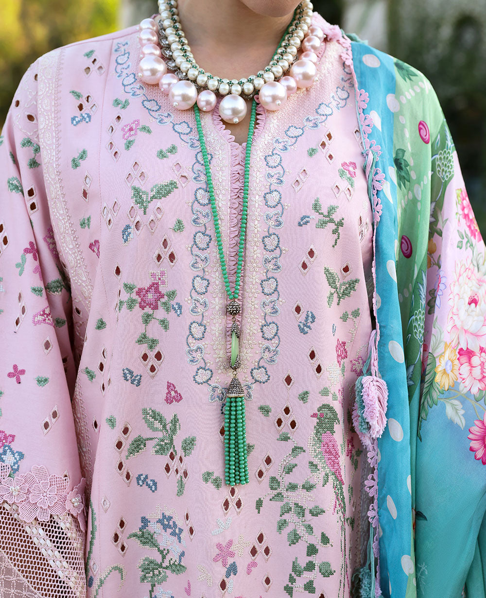Republic Womenswear | Kalani Eid Luxury Lawn 25 | D5-A - Meher -  Republic Womenswear Ladies Clothes - Original Designer Dress - House of Maryam