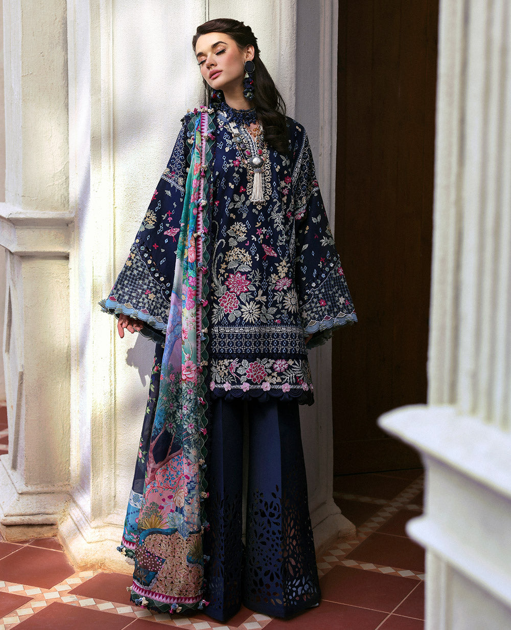 Republic Womenswear | Kalani Eid Luxury Lawn 25 | D5-B - Nyra -  Republic Womenswear Ladies Clothes - Original Designer Dress - House of Maryam