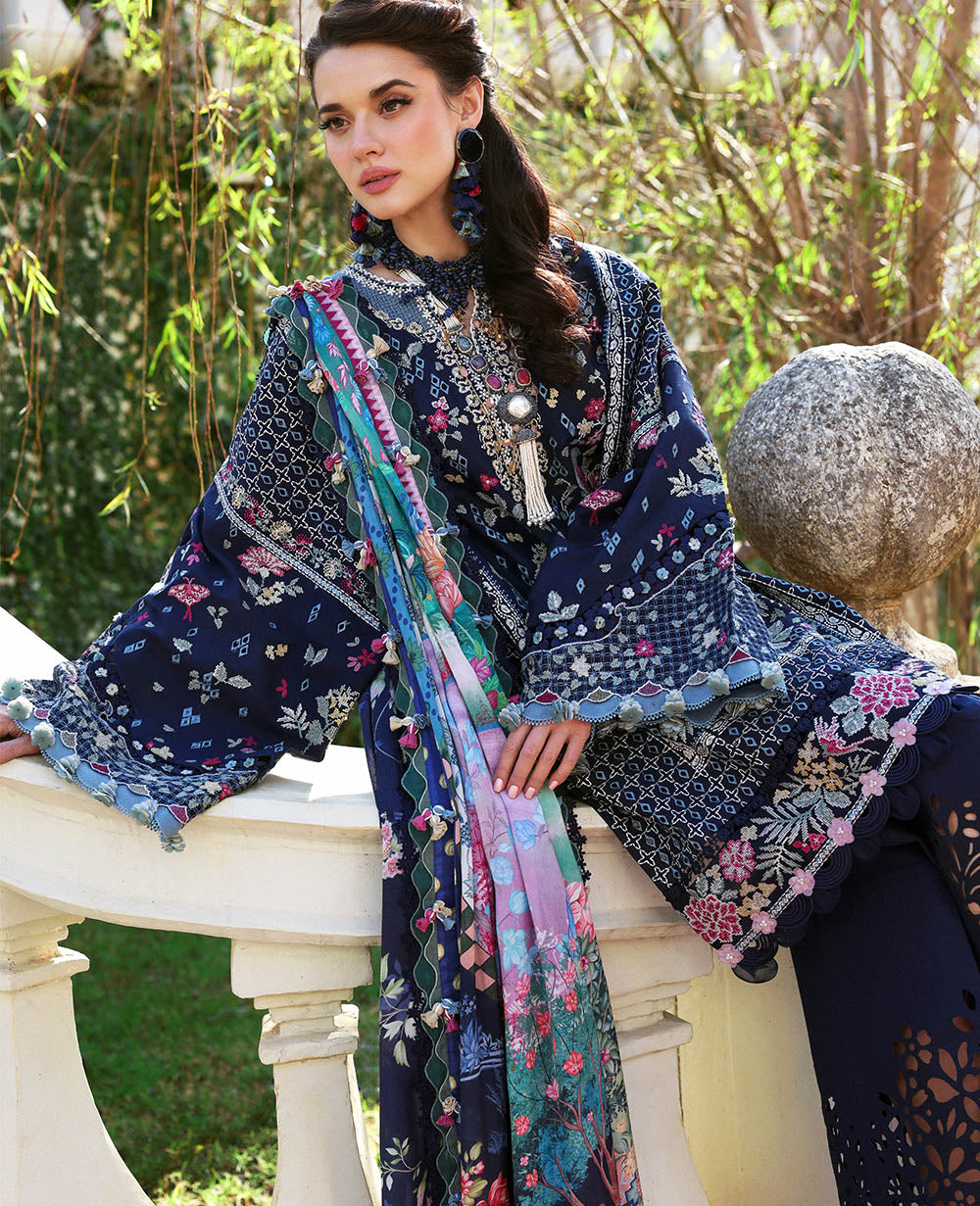 Republic Womenswear | Kalani Eid Luxury Lawn 25 | D5-B - Nyra -  Republic Womenswear Ladies Clothes - Original Designer Dress - House of Maryam