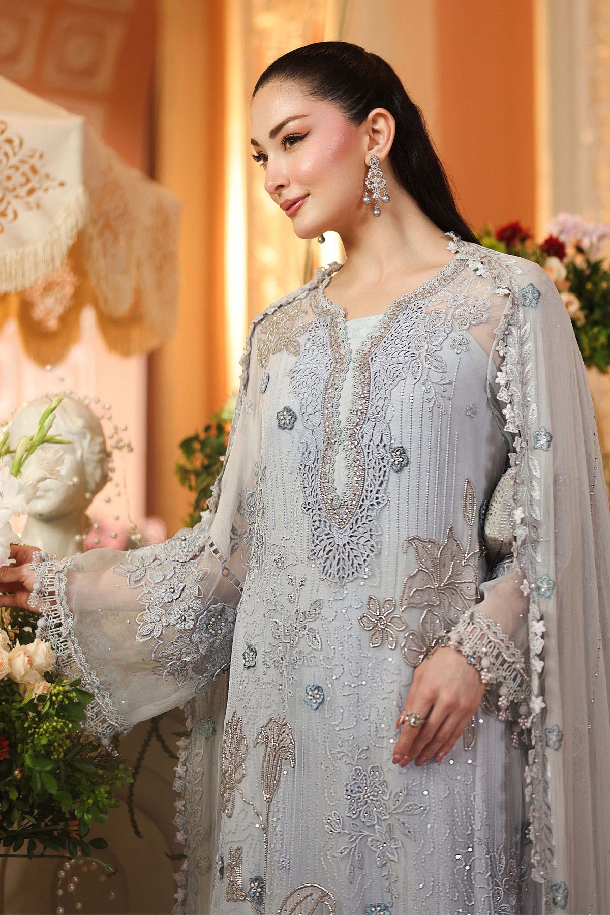 Maria B | Royale Tea Affair | MPC-26-206-Muted Blue, image 3