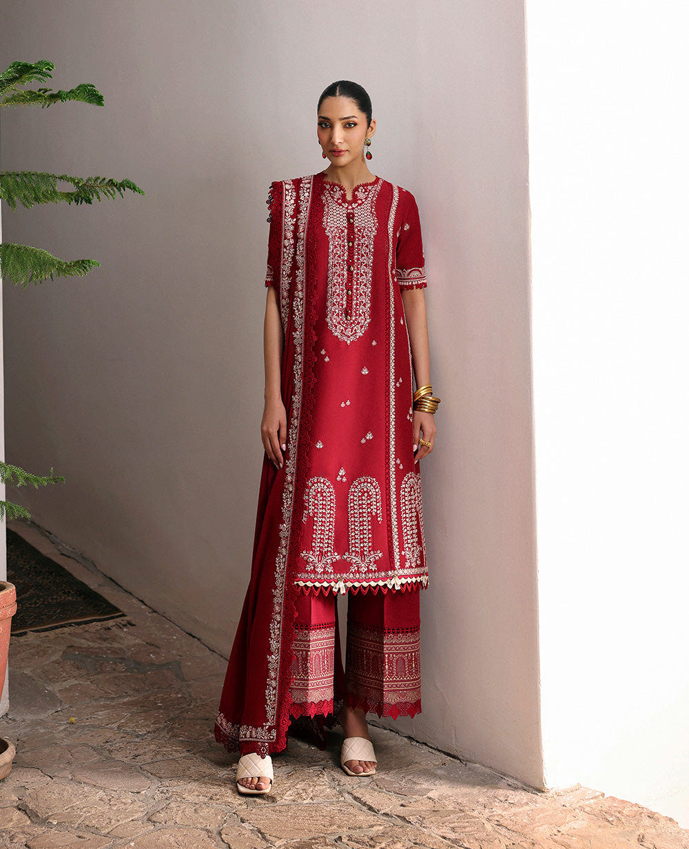 Republic Womenswear | Talia Luxury Lawn 25 | D6-A - Evara -  Republic Womenswear Ladies Clothes - Original Designer Dress - House of Maryam