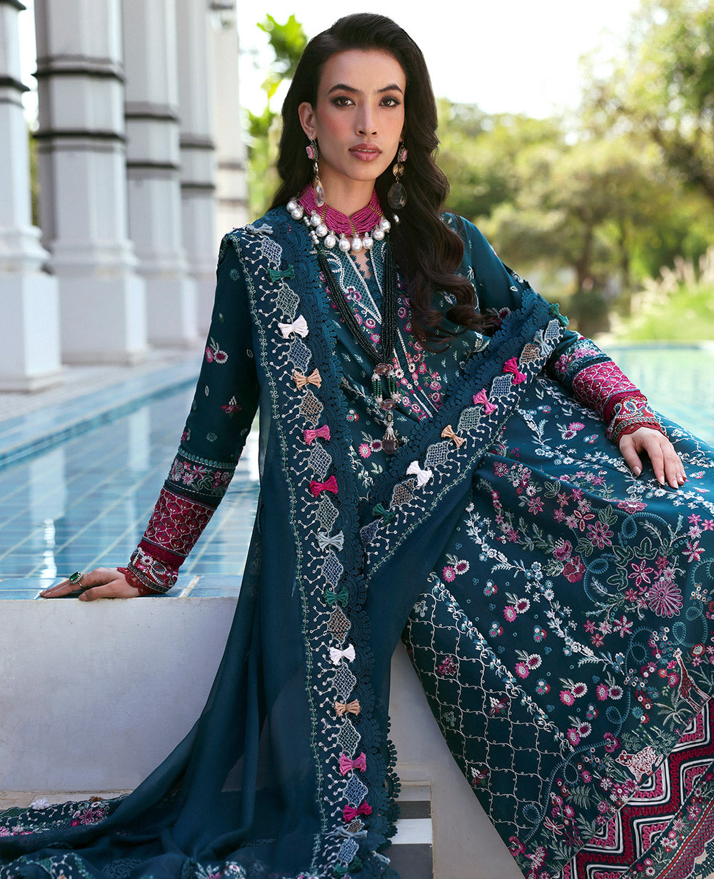 Republic Womenswear | Kalani Eid Luxury Lawn 25 | D6-B - Talia -  Republic Womenswear Ladies Clothes - Original Designer Dress - House of Maryam