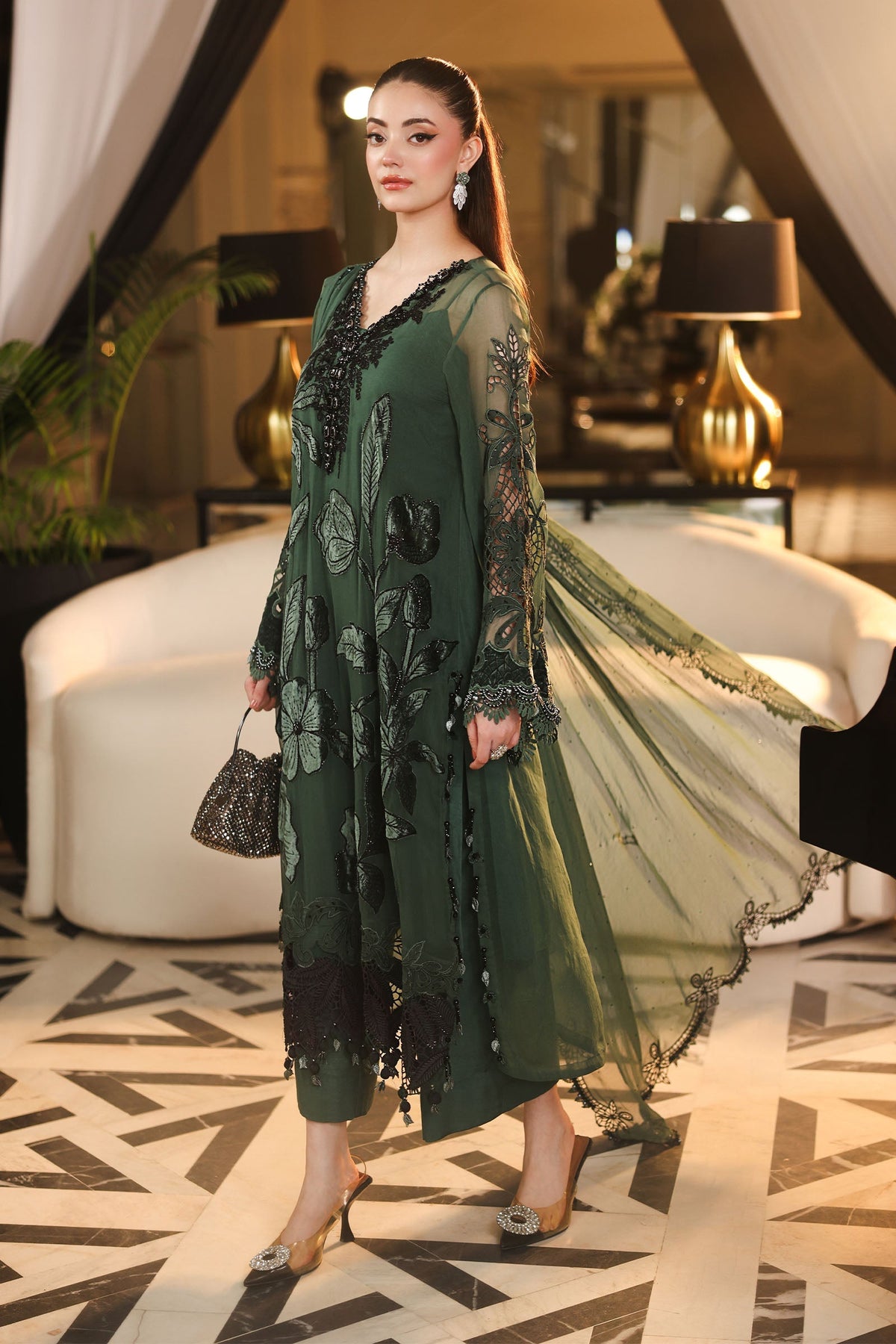 Maria B | Royale Tea Affair | MPC-26-207-Pine Green, image 4