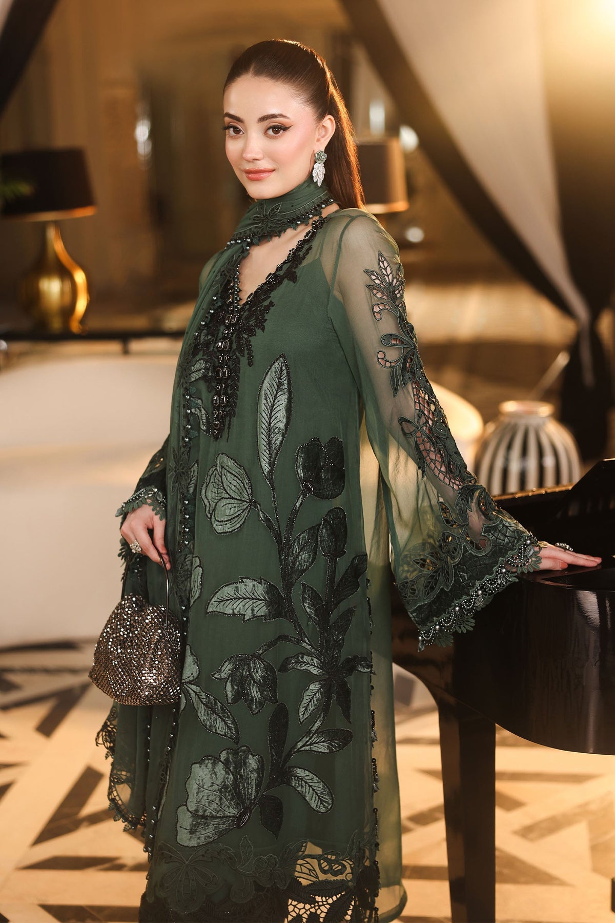 Maria B | Royale Tea Affair | MPC-26-207-Pine Green, image 5