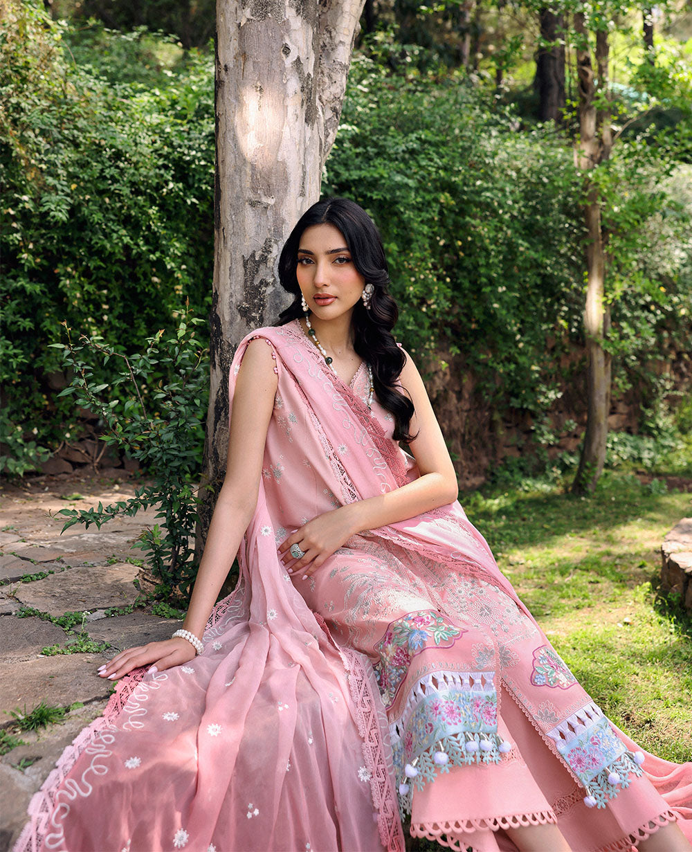 Republic Womenswear | Talia Luxury Lawn 25 | D7-A - Ora -  Republic Womenswear Ladies Clothes - Original Designer Dress - House of Maryam