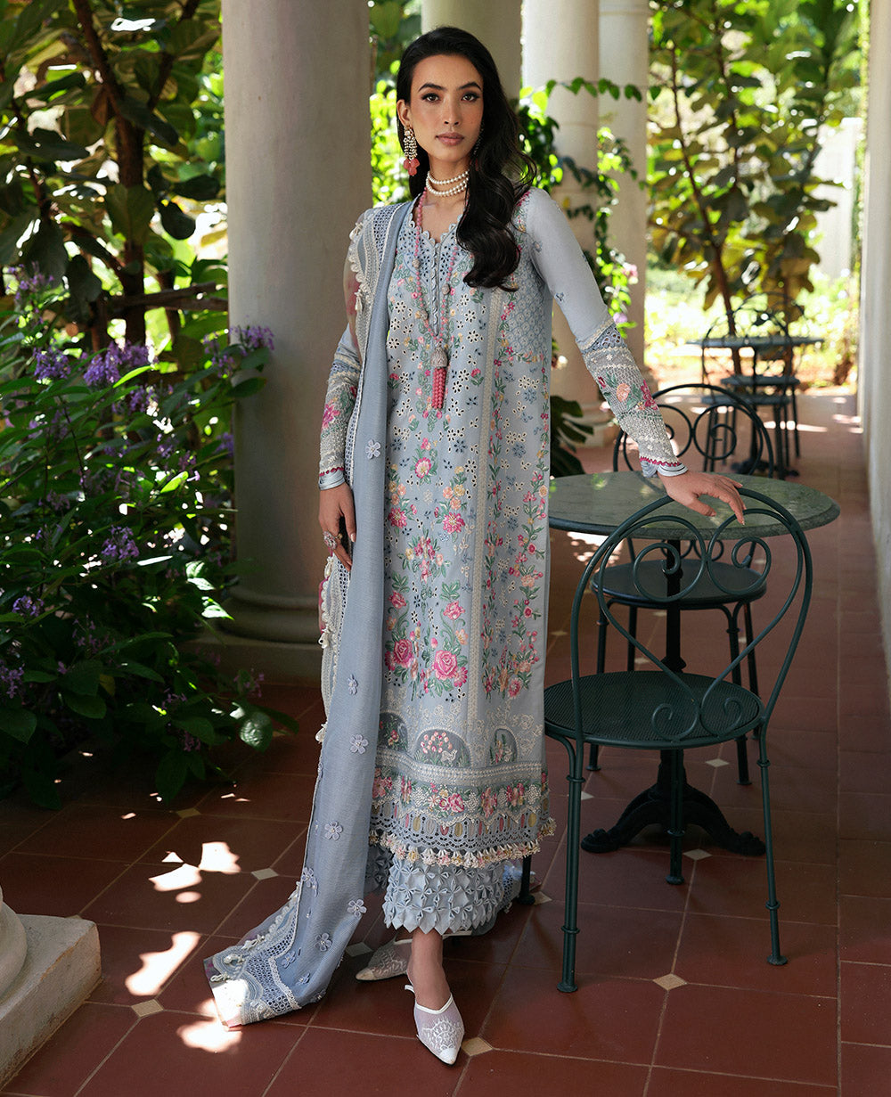 Republic Womenswear | Kalani Eid Luxury Lawn 25 | D7-B - Hoor -  Republic Womenswear Ladies Clothes - Original Designer Dress - House of Maryam