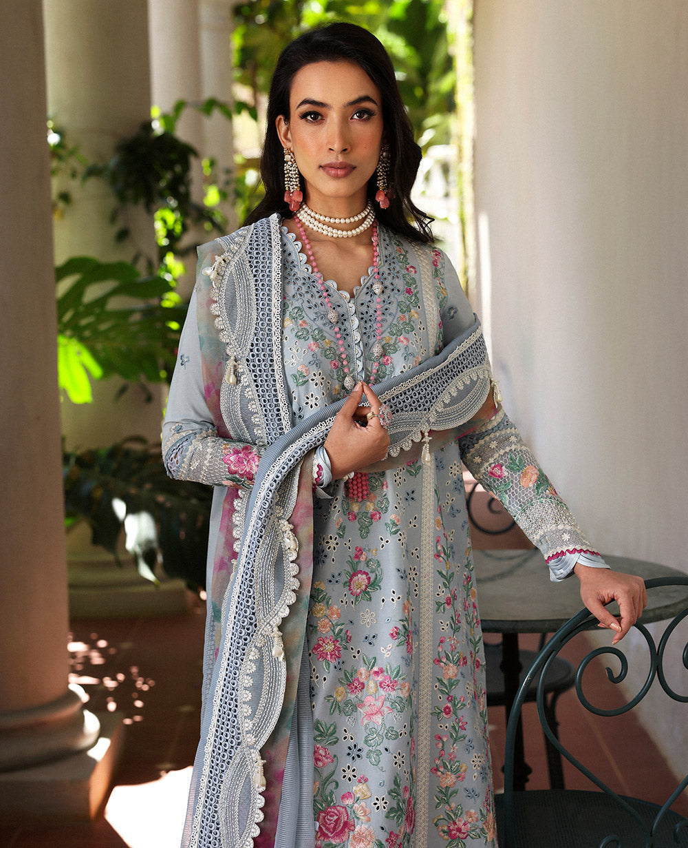 Republic Womenswear | Kalani Eid Luxury Lawn 25 | D7-B - Hoor -  Republic Womenswear Ladies Clothes - Original Designer Dress - House of Maryam