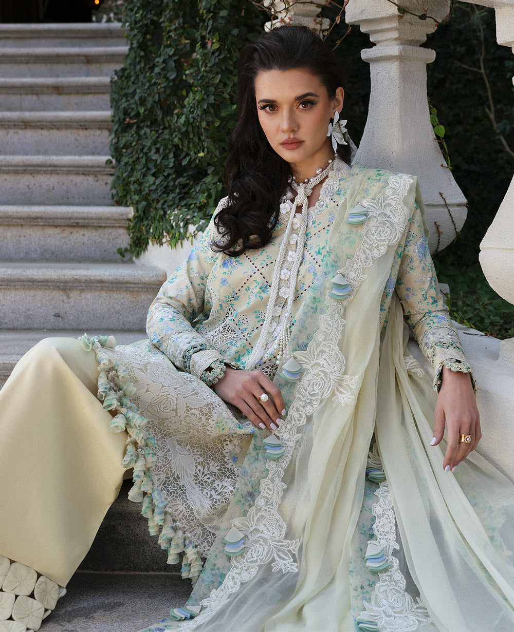 Republic Womenswear | Kalani Eid Luxury Lawn 25 | D8-A - Zuri -  Republic Womenswear Ladies Clothes - Original Designer Dress - House of Maryam