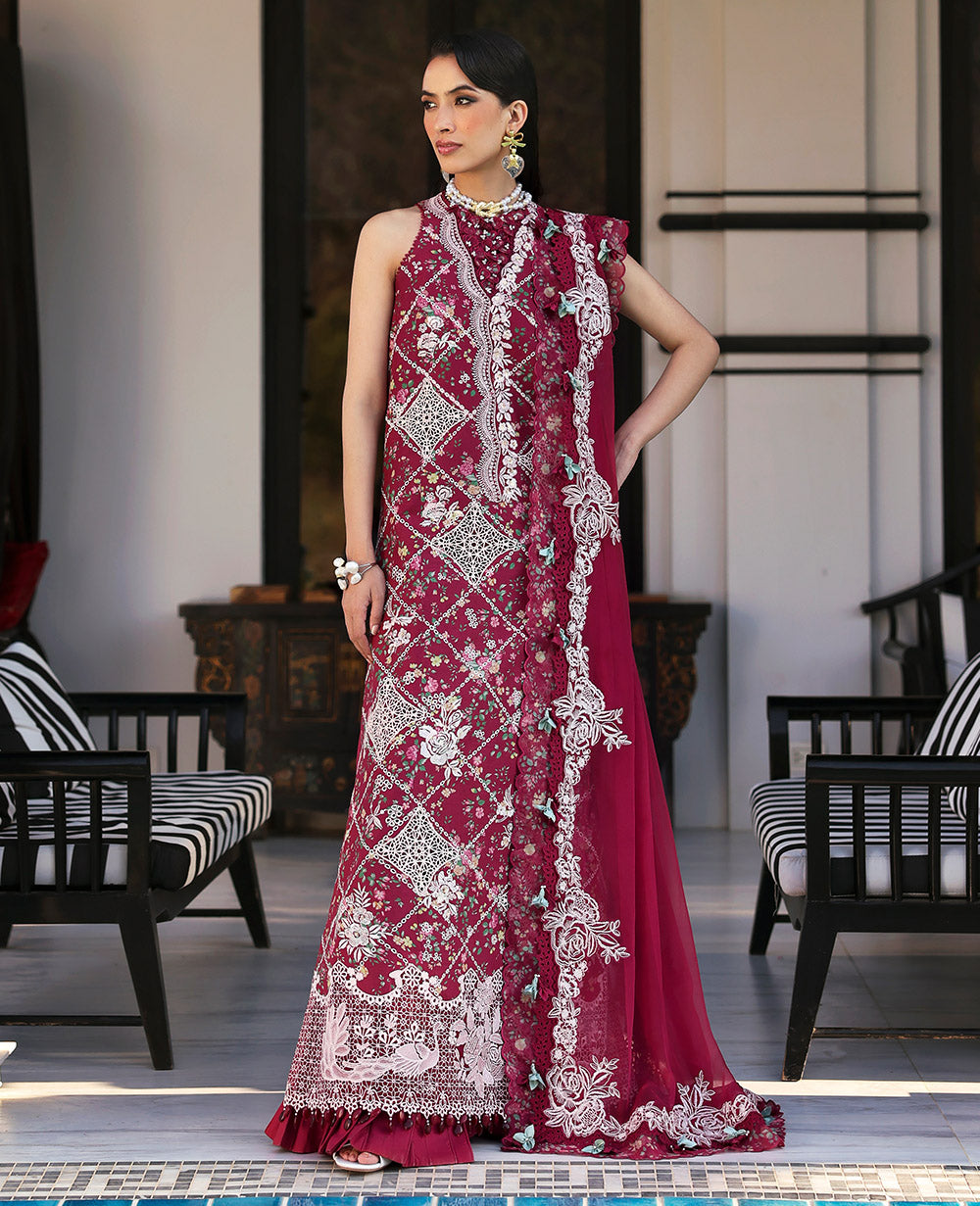 Republic Womenswear | Kalani Eid Luxury Lawn 25 | D8-B - Lyanna -  Republic Womenswear Ladies Clothes - Original Designer Dress - House of Maryam