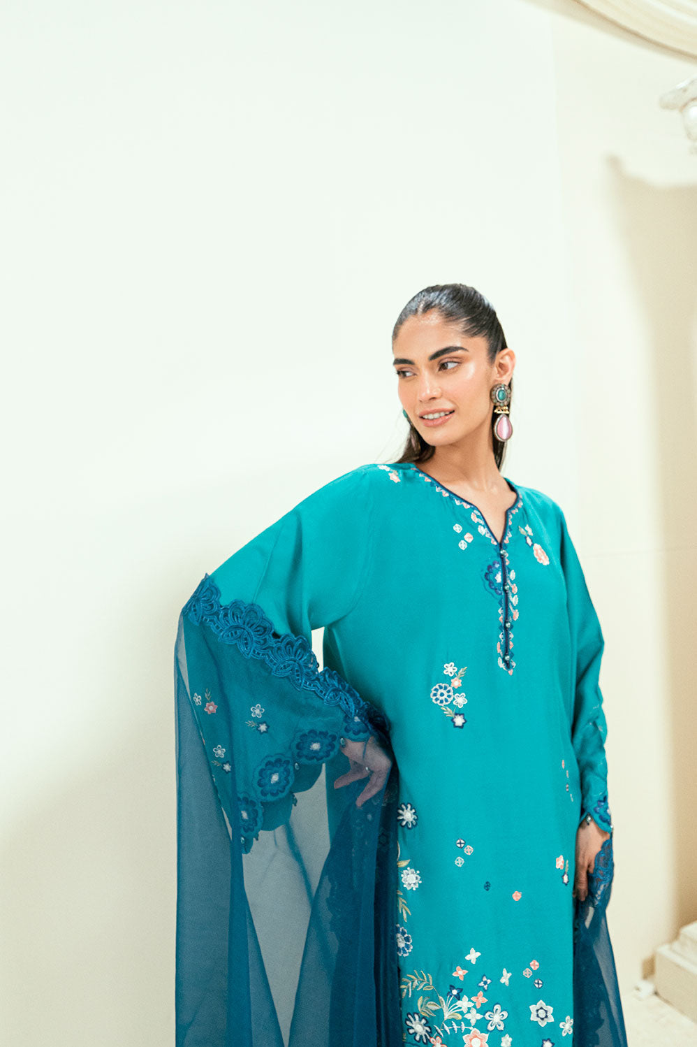 Dhanak | Signature Pret | SS25DA-2699 C-GREEN -  Dhanak Ladies Clothes - Original Designer Dress - House of Maryam