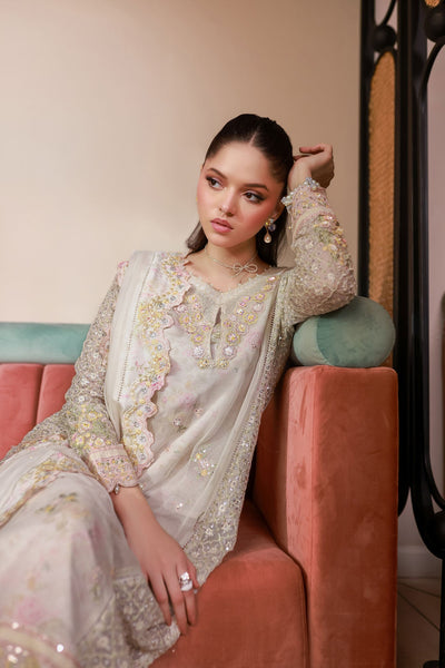 Dhanak | Chiffon Pret | SS25DA-2711 -  Dhanak Ladies Clothes - Original Designer Dress - House of Maryam