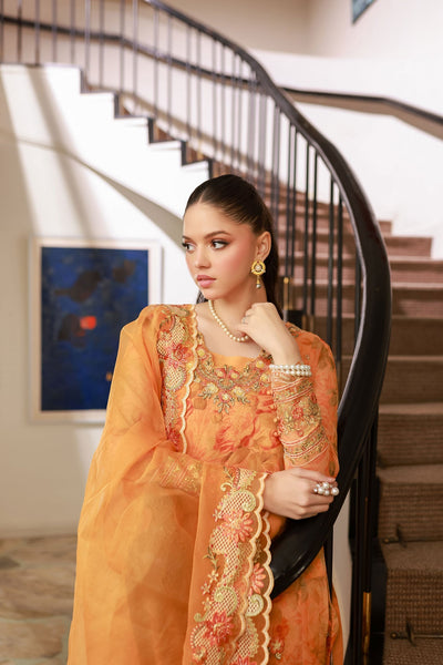Dhanak | Chiffon Pret |  SS25DA-2716 -  Dhanak Ladies Clothes - Original Designer Dress - House of Maryam