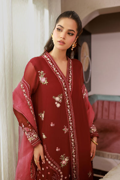 Dhanak | Chiffon Pret | SS25DA-2719 -  Dhanak Ladies Clothes - Original Designer Dress - House of Maryam