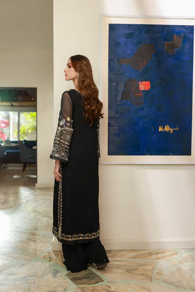 Dhanak | Chiffon Pret | SS25DA-2720 -  Dhanak Ladies Clothes - Original Designer Dress - House of Maryam