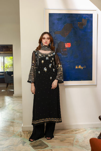 Dhanak | Chiffon Pret | SS25DA-2720 -  Dhanak Ladies Clothes - Original Designer Dress - House of Maryam