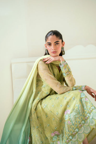Dhanak | Signature Pret | SS25DA-2729 L-GREEN -  Dhanak Ladies Clothes - Original Designer Dress - House of Maryam
