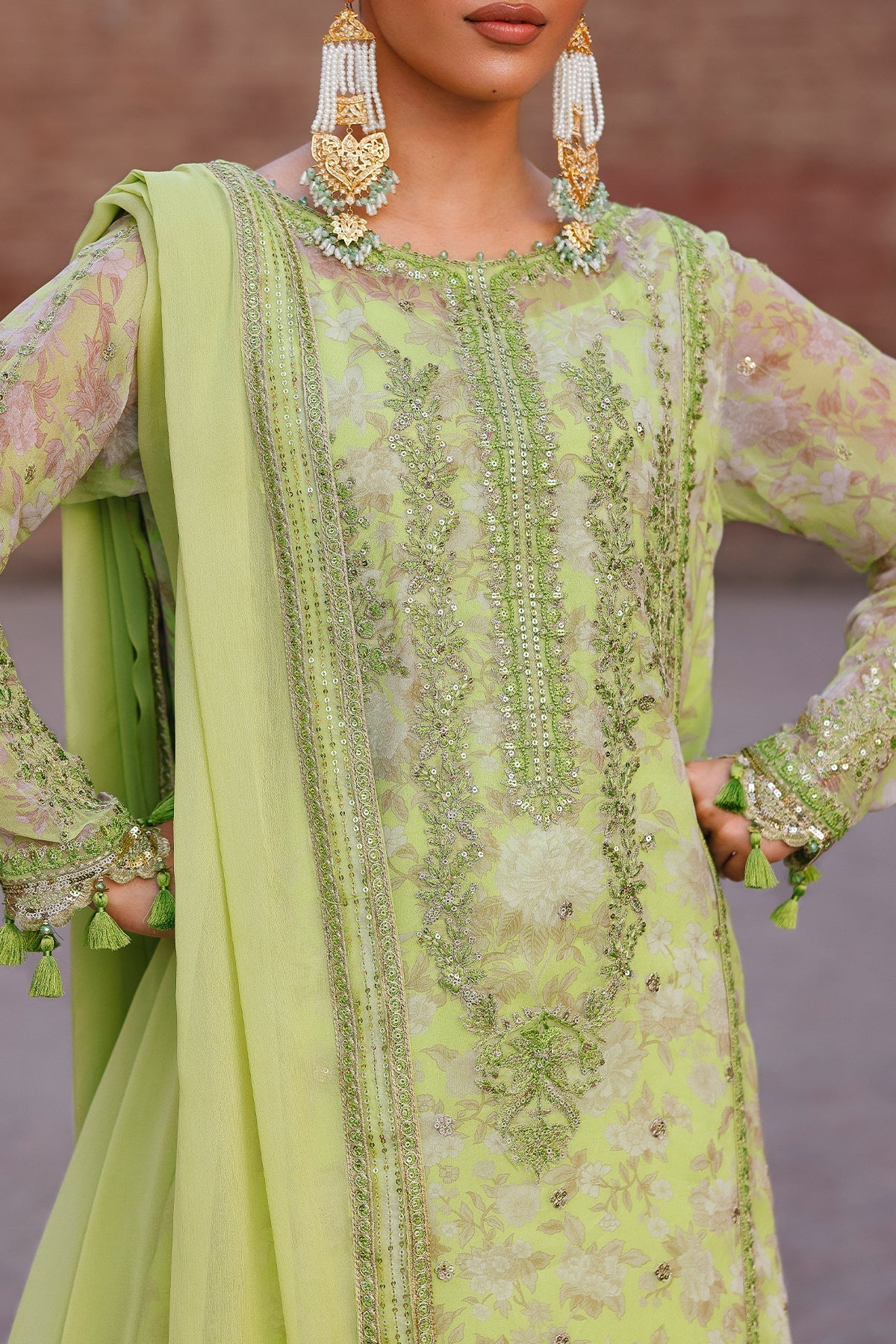 Charizma | Vasal Chiffon | VSL25-18 -  Charizma Ladies Clothes - Original Designer Dress - House of Maryam