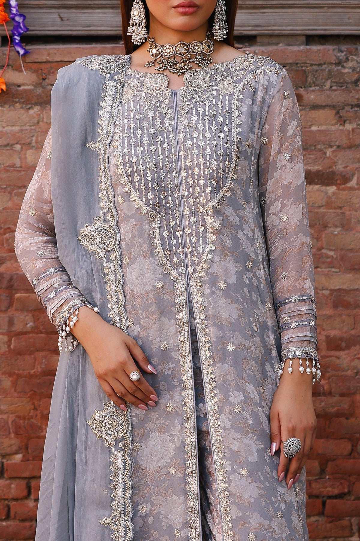 Charizma | Vasal Chiffon | VSL25-22 -  Charizma Ladies Clothes - Original Designer Dress - House of Maryam