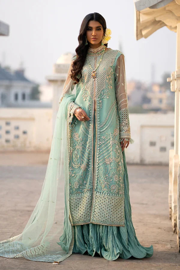 Ittehad | Dilruba Wedding Formals | ESDR76-SUT-GRN by Designer Ittehad - House of Maryam - Pakistani Designer Ethnic Wear in {{ shop.shopifyCountryName }}