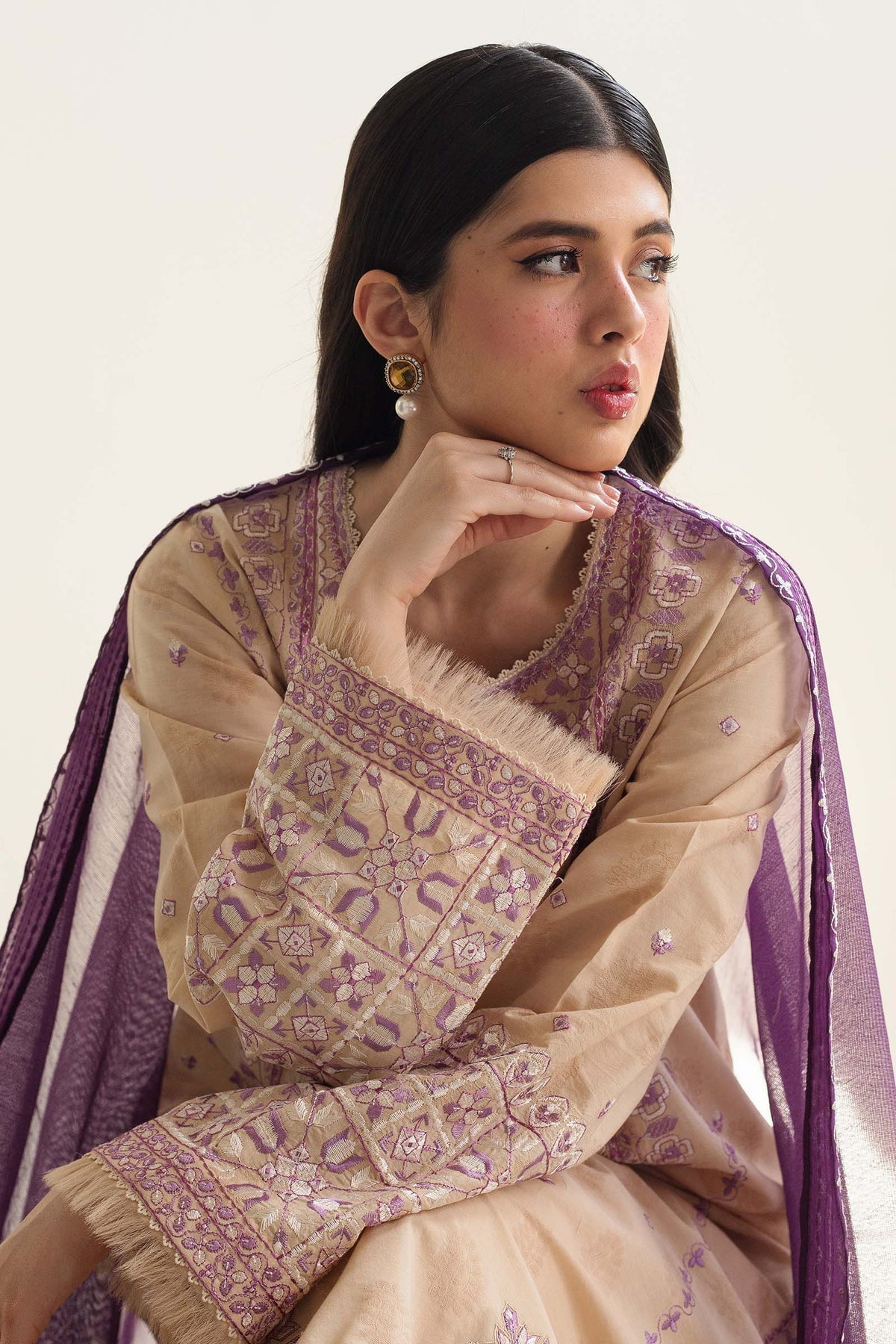 Zara Shahjahan | Coco Lawn Vol 2 | DINARA-5B -  Zara Shahjahan Luxury - Original Designer Dress - House of Maryam