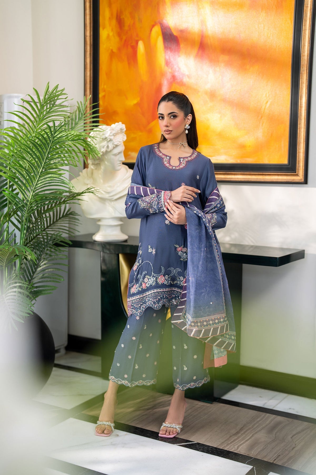 Dhanak | SS 25 Luxury Pret | SS25DL-0312 -  Dhanak Ladies Clothes - Original Designer Dress - House of Maryam